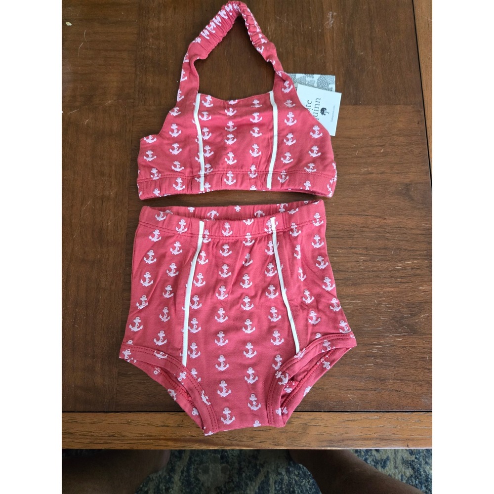 Kate Quinn Deidra Red Anchor Swimsuit NWT 3-6 mos